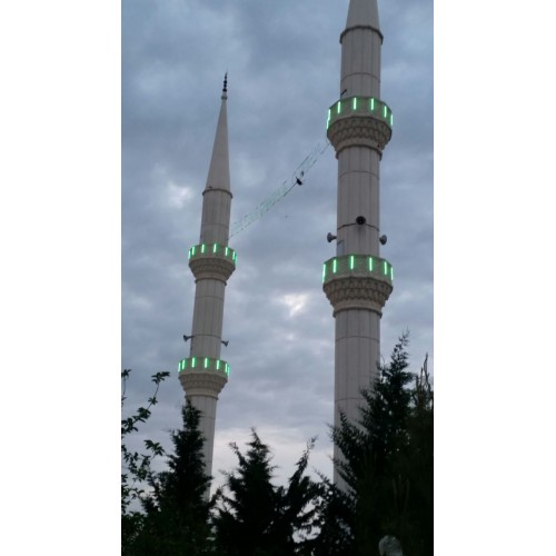 Minare şerefe aydınlatması Minare şerefe aydınlatması